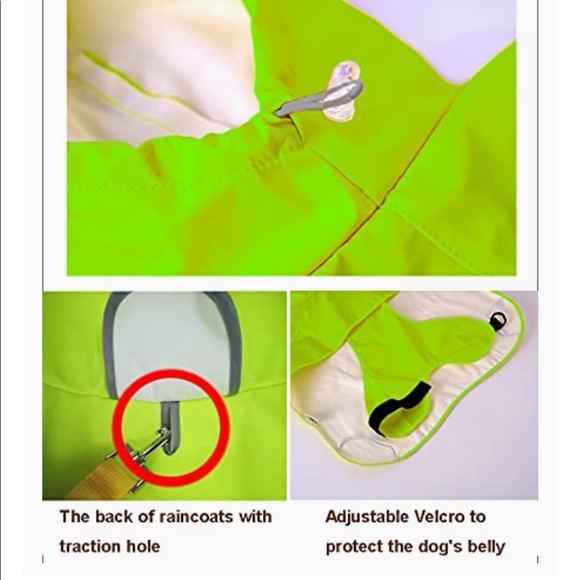 New Dog Raincoat, Lightweight - Picture 8 of 9